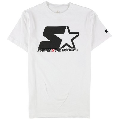 STARTER Mens The Boogie Graphic T-Shirt, White, XX-Large