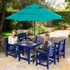 VINGLI Outdoor Patio Dining Chairs, HDPE Outdoor Patio Chairs All-Weather Durable Garden Seating for Outside, Poolside, Deck, Porch - 2 of 4