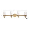 Eurofase Lighting Brook 4 - Light Vanity in  Brass - 4 of 4