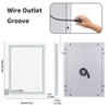 20-55in Oversize Led Dual Illuminated Bathroom Mirror Wall Mounted Antifog Vanity Mirror, Wall Decor Mirror - 2 of 4