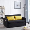 55.5" Pull Out Sleeper Sofa with USB Charge-ModernLuxe - 2 of 4