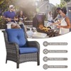 Gymojoy Outdoor Patio Chair with Table High Back Club Chair - 4 of 4