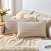 REGALWOVEN Solid Chenille Soft Couch Throw Pillow Covers for Sofa Living Room Home Decor 2 Pcs - 2 of 4