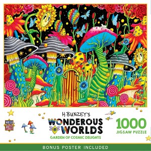 MasterPieces Wonderous Worlds - Garden of Cosmic Delight 1000 Piece Jigsaw Puzzle - 1 of 4