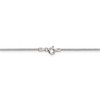 Black Bow Jewelry 1.2mm Sterling Silver Solid Classic Round Snake Chain Necklace - 4 of 4