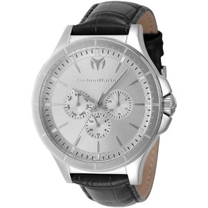Technomarine TM-822025 Men's MoonSun Date Silver Dial Strap Watch - 1 of 1