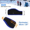 Unique Bargains Polar Fleece Stretchy Running Jogging Sweatband Ear Warmer Headbands 2 Pcs - 2 of 3
