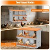 Chicken egg laying box, metal chicken egg laying box, egg laying box with large ventilation holes for easy egg collection - 4 of 4