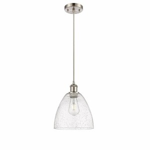 Bristol Glass - 1 Light Mini Pendant In Industrial Style-13.25 Inches Tall and 9 Inches Wide - 1 of 1