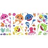 Baby Shark Peel and Stick Kids' Wall Decals - RoomMates: Vinyl, Self-Adhesive, Multicolor, 39 Pieces, Modern Decor - 2 of 4