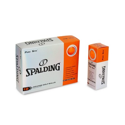  Spalding Pure Spin Golf Balls 24pc - Orange 