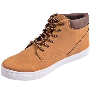 Alpine Swiss Keith Mens High Top Fashion Sneakers Lace up Casual Boots