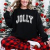 Simply Sage Market Women's Graphic Sweatshirt Jolly Varsity Thick Outline - 2 of 4