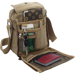 Generic Men's Canvas Messenger Bag ,Casual Shoulder/ Chest Bag - 1 of 1