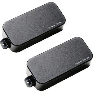 Seymour Duncan AHB-1s Blackouts Phase 1 7-String Active Humbucker Neck and Bridge Pickup Set Black - 1 of 1