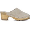 Cedrus Fine Suede Studded Clogs Mules - 2 of 4