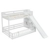YOOCOZZ Twin over Full Bunk Bed with Slide, Storage Staircase and Safety Guardrails - 4 of 4