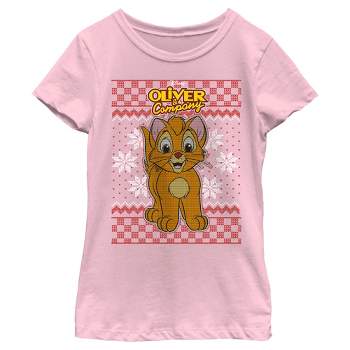 Girl's Oliver & Company Christmas Oliver T-Shirt