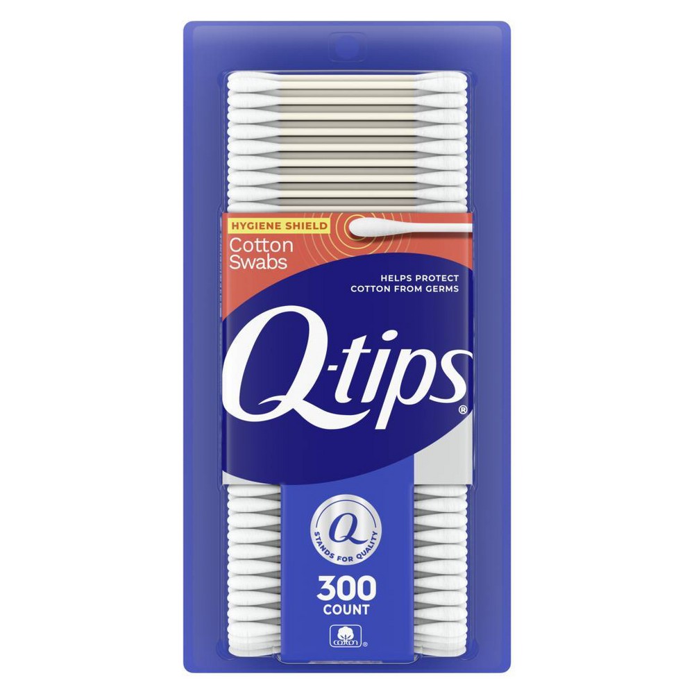 Q-Tips Antimicrobial Cotton Swabs - 300ct