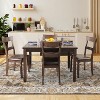 Acekool Washable Vintage Floral Area Rug, Non Slip Thin Low Pile Carpet for Living Room Bedroom Kitchen, Kid & Pet Friendly - 3 of 4