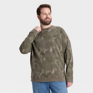 Men's Vintage French Terry Crewneck Sweatshirt - Goodfellow & Co™ - 1 of 3