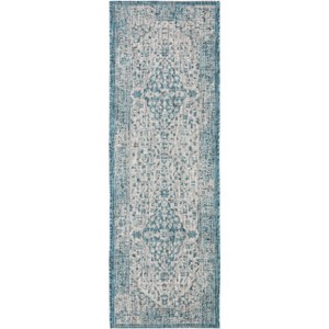 Courtyard CY8720 Power Loomed Indoor/Outdoor Area Rug  - Safavieh - 1 of 4
