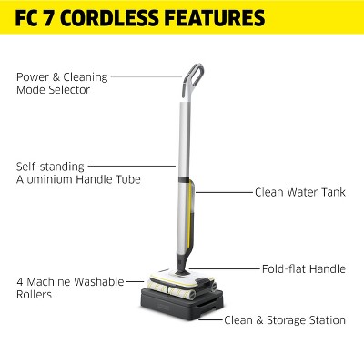 FC 7 Cordless White Electric Hard Floor Cleaner