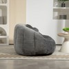 VASIP COOLMORE Chenille Bean Bag Sofa Chair - High Back Plush Lounger for Adults & Kids, Durable Indoor/Outdoor Accent Furniture, (Gray Chenille) - 2 of 4