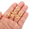 Unique Bargains Metal Bulk Elegant DIY Crafts Jewelry Making Initial Pendants 50 Pcs - 4 of 4