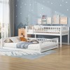 Twin XL Over Queen Bunk Bed with Ladder and Guardrails - 2 of 4