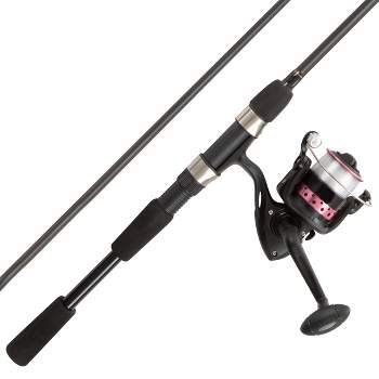 Fishing Rod And Reel Combo, Spinning Reel Fishing Pole, Fishing Gear For  Bass And Trout Fishing, Black - Lake Fishing, Strike Series By Wakeman :  Target