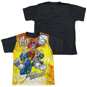 Boys' Power Rangers Go Go Dino Charge Short Sleeve Costume T-Shirt - 1 of 4