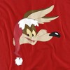 Toddler Boys' Looney Tunes Wile E. Coyote Santa Hat T-Shirt - 2 of 4