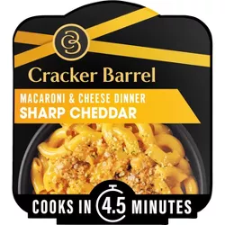 Cracker Barrel Single Bowl Mac & Cheese Sharp Cheddar - 3.8oz