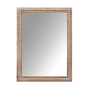 VYNXARIA Decorative Wall Mirrors - 22x30 Inch Wood Beading Frame Rectangle Mirror for Bathroom, Vanity, Farmhouse Decor - 1 of 4