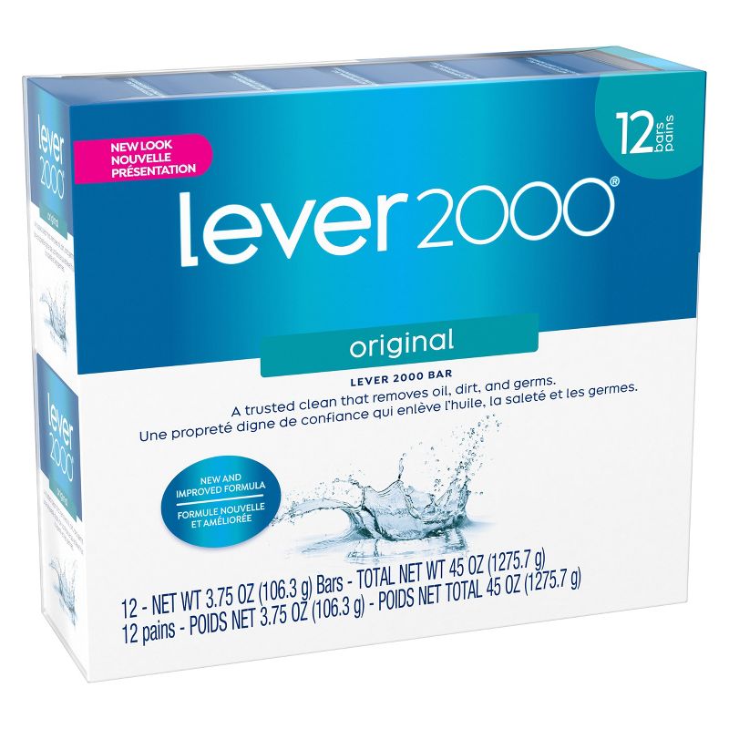 Lever 2000 Original Scent Bar Soap - Scented - 3.75oz/12pk, 2 of 8