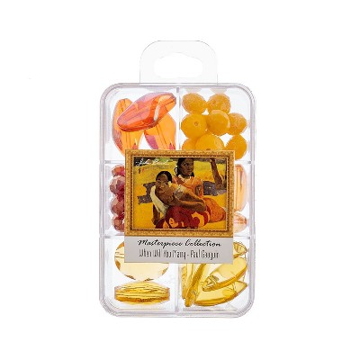 John Bead Masterpiece Collection Mixed Glass Bead Box When Will You Marry by Paul Gauguin 85g