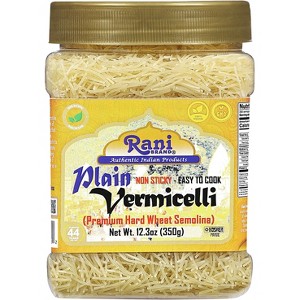 Plain Vermicelli (Wheat Noodles) - 12.25oz (350g) PET Jar - Rani Brand Authentic Indian Products - 1 of 4