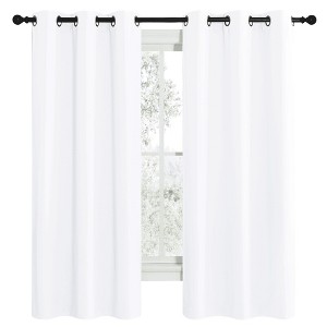NICETOWN Grommet Top Blackout Curtains, Thermal Insulated Noise Reducing Window Drapes (Set of 2) - 1 of 4