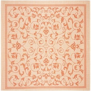 Courtyard CY2098 UV & Stain Resistant Non-Shedding Power Loomed Indoor/Outdoor Rugs - Safavieh - 1 of 4