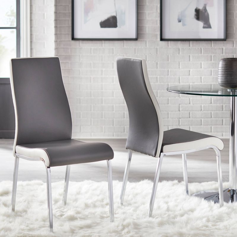 Set of 2 Nora Contemporary Dining Chairs - Buylateral, 3 of 9