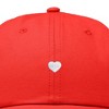 Dalix Heart Embroidered Cotton Summer Outdoor Baseball Cap Dad Hat Womens - 2 of 4