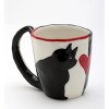 Kevins Gift Shoppe Ceramic Black and White Cat Mug - image 3 of 4