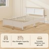 Full Bed Frame with Headboard, Modern Platform Bed Frame with Wooden Slats, No Box Spring Needed, Easy Assembly - 3 of 4