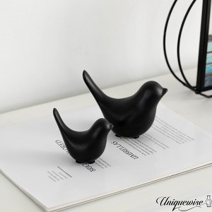 Uniquewise Bird Figurines Elegant Home Decor Pieces Countertop or Bookshelves Artistic Decorations & Collectible Knick-Knacks - 1 of 4