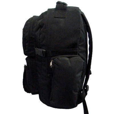 K-CLIFFS Large Backpack Student School Bookbag Big Travel Hiking Daypack with Safe Reflective Strip Black 20 pcs — фото 3