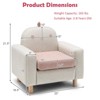 Infans Kids Chick Sofa Wooden Armrest Chair Couch w/ Thick Cushion Beech Legs Gift - 2 of 4