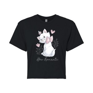 Women's - Disney - The Aristocats Cropped Graphic T-Shirt - 1 of 4