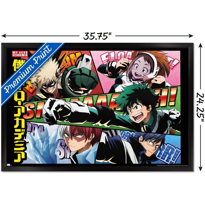 Trends International My Hero Academia - Comic Framed Wall Poster Prints, 3 of 7