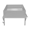 CAVINAS Full Size Loft Bed Wooden Bed Frame with Desk, LED, Inclined Ladder and Guardrail for Bedroom - 4 of 4